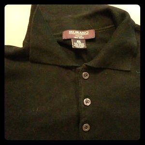 3x mens light weight sweater longsleeve knit polo